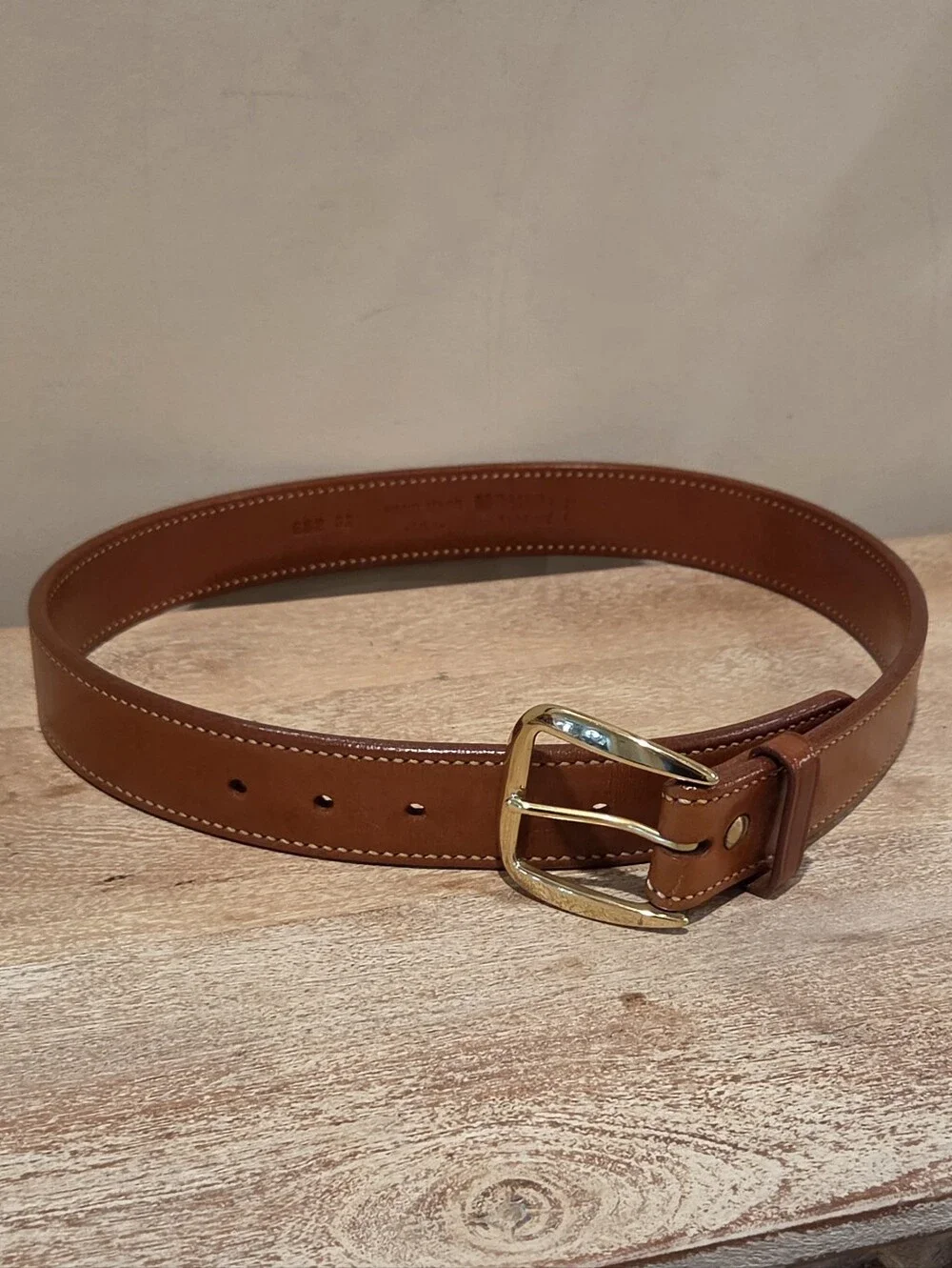 Galco Heavyweight Brown Leather Holster Belt  - Size 32